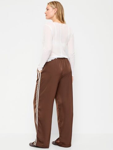 بنطال رياضي ستان عالي الخصر من Old Navy - ترابي in Kuwait