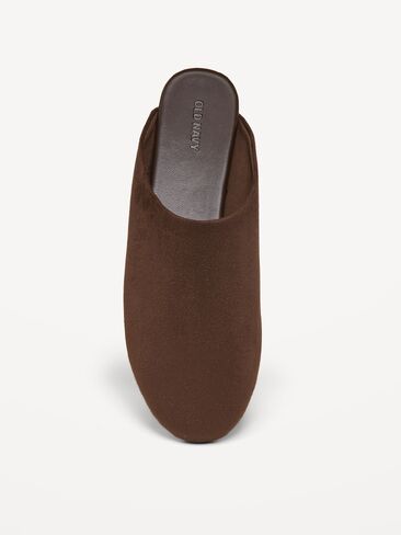 Old Navy Faux-Suede Mule Clogs for Women - Chocolate in Kuwait