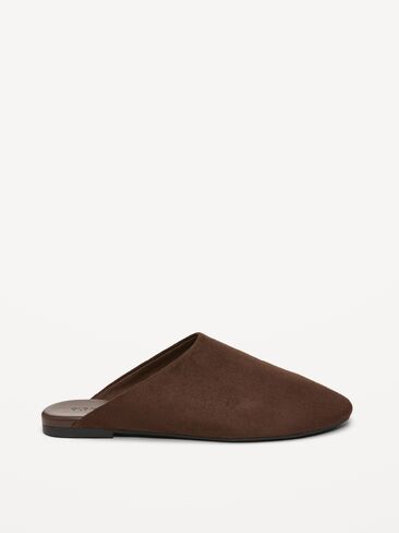Old Navy Faux-Suede Mule Clogs for Women - Chocolate in Kuwait