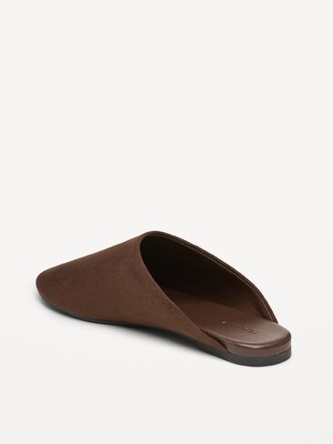 Old Navy Faux-Suede Mule Clogs for Women - Chocolate in Kuwait