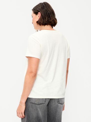 Old Navy EveryWear Crew-Neck Graphic T-Shirt - Calla Lilies in Kuwait