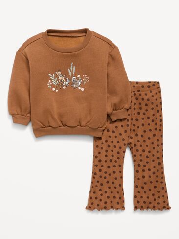 Old Navy Disney© Bambi Graphic Sweatshirt and Legging Set for Baby - Out of the Wood Work in Kuwait