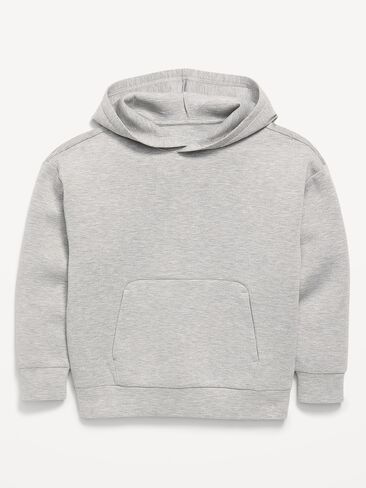 Old Navy Bounce Fleece Oversized Pullover Hoodie for Boys - Gray in Kuwait