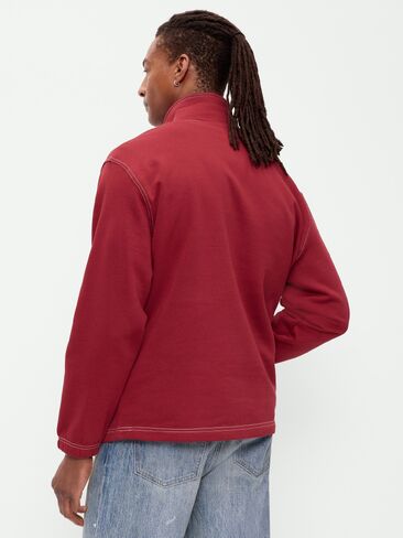 Old Navy Fleece Anorak Quarter Zip - Have a Heart Red in Saudi Arabia