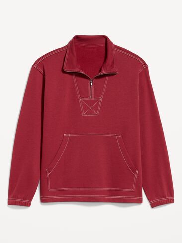 Old Navy Fleece Anorak Quarter Zip - Have a Heart Red in Saudi Arabia