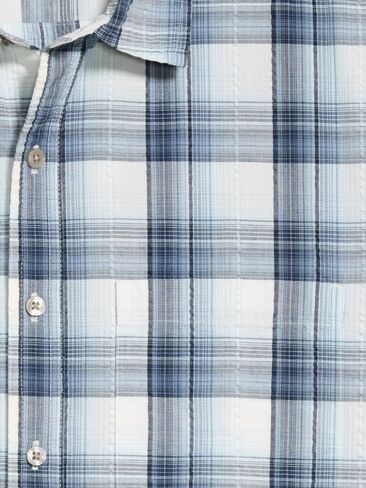 قميص منقوش بجيب منقوش فضفاض من Old Navy - أزرق منقوش in Kuwait