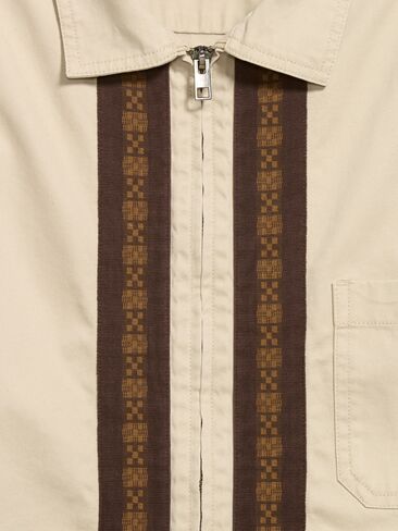 Old Navy Loose Full-Zip Twill Workwear Shirt - A Stone's Throw in Kuwait