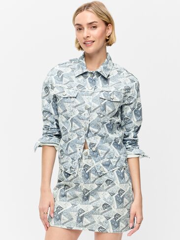 جاكيت جينز كلاسيكي من Old Navy Wow - باندانا زرقاء in Kuwait