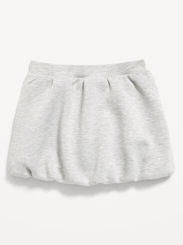 Old Navy Bounce Fleece Bubble Skort for Girls - Light Heather Gray in Kuwait