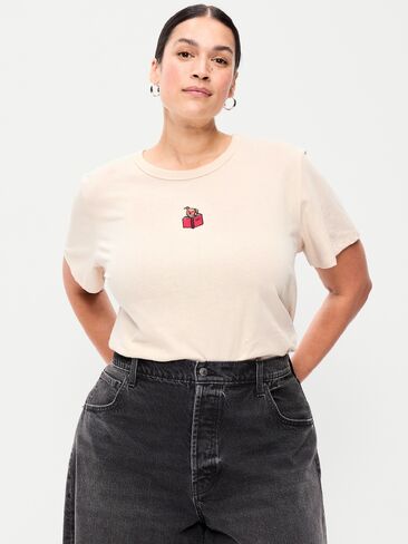 تي شيرت Old Navy EveryWear برقبة دائرية - Wish Bone in Kuwait