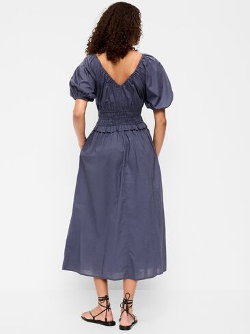 فستان Old Navy Fit & Flare Prairie متوسط ​​الطول - زجاج بركاني in Kuwait
