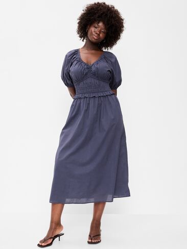 فستان Old Navy Fit & Flare Prairie متوسط ​​الطول - زجاج بركاني in Kuwait
