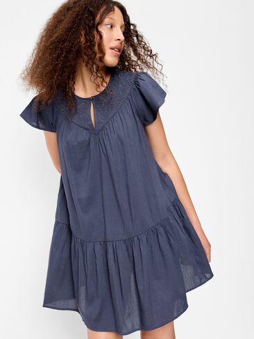 فستان قصير بأكمام واسعة من Old Navy - زجاج بركاني in Kuwait