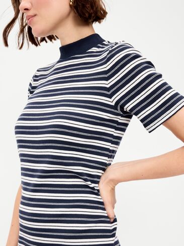 فستان قصير ضيق من Old Navy ذو رقبة وهمية - شريط كحلي in Kuwait