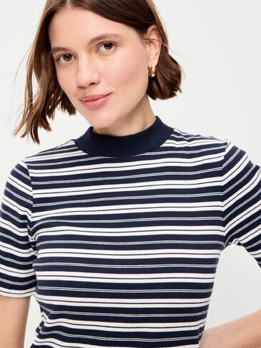 فستان قصير ضيق من Old Navy ذو رقبة وهمية - شريط كحلي in Kuwait