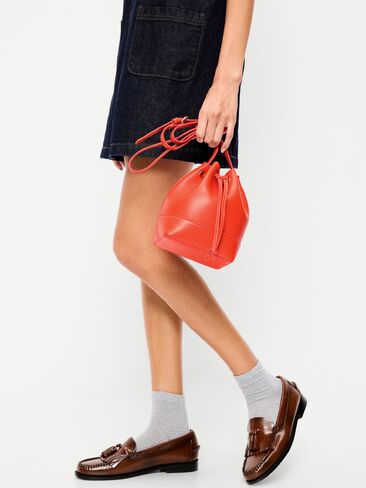 Old Navy Small Drawstring Pouch Bag - Ginger Juice in Kuwait