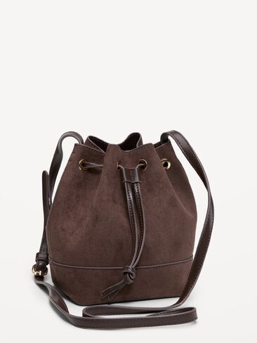 Old Navy Small Drawstring Pouch Bag - Earthen in Kuwait