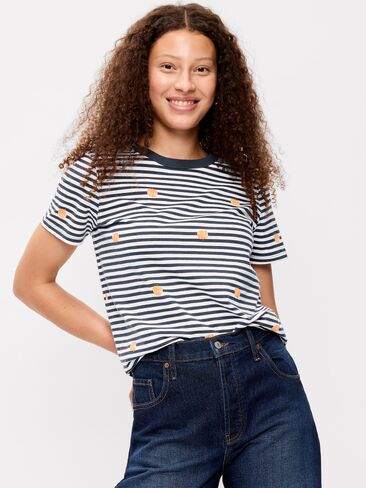 تي شيرت Old Navy EveryWear برقبة دائرية - يقطين in Kuwait