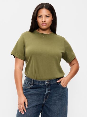تي شيرت Old Navy ثقيل الوزن برقبة دائرية - Hearthwood in Kuwait