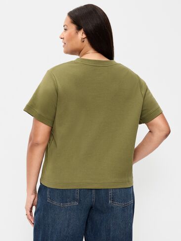 تي شيرت Old Navy ثقيل الوزن برقبة دائرية - Hearthwood in Kuwait
