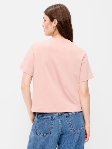Old Navy Heavyweight Crew-Neck T-Shirt - Powder Pink in Kuwait