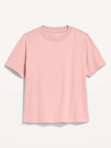 Old Navy Heavyweight Crew-Neck T-Shirt - Powder Pink in Kuwait