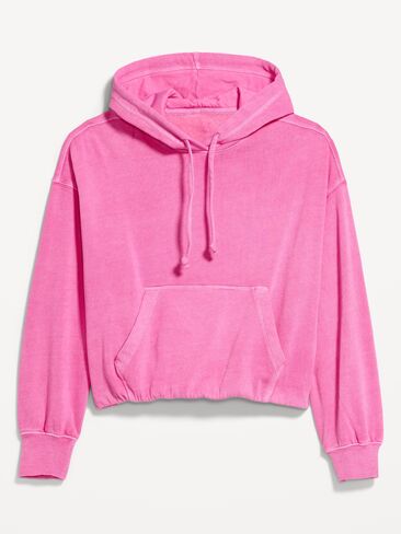 سويت شيرت بغطاء للرأس كبير الحجم من Old Navy SoComfy - Dragonfruit in Kuwait