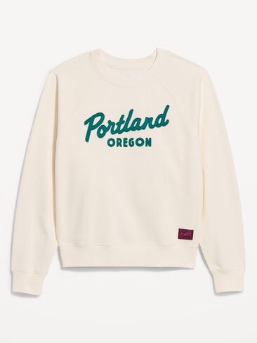 Old Navy Oversized Raglan Sweatshirt - Sea Salt in Kuwait