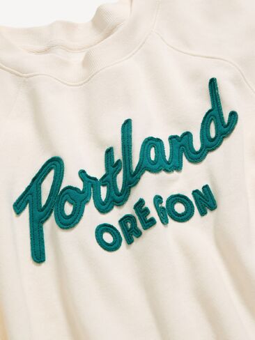Old Navy Oversized Raglan Sweatshirt - Sea Salt in Kuwait