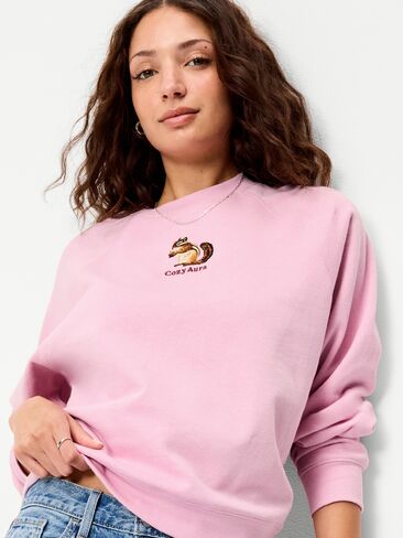 سويت شيرت راجلان كبير الحجم من Old Navy - برغموت in Kuwait