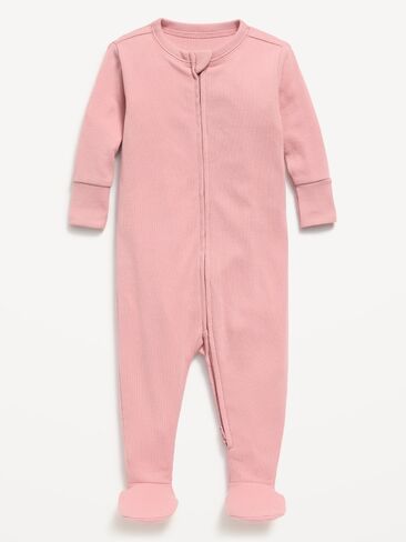 Old Navy 2-Way-Zip Sleep & Play Footed One-Piece for Baby - Pink Paradigm in Kuwait