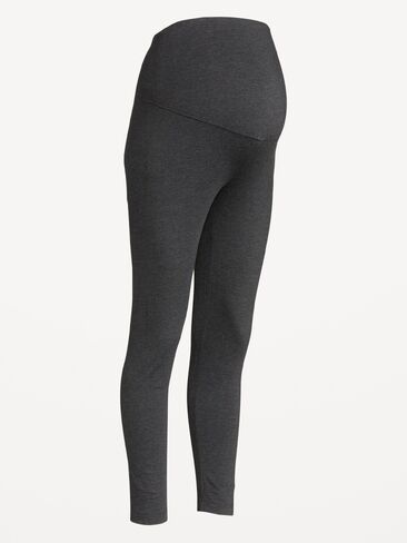 Old Navy Maternity Full-Panel Leggings - Dark Heather Gray in Kuwait