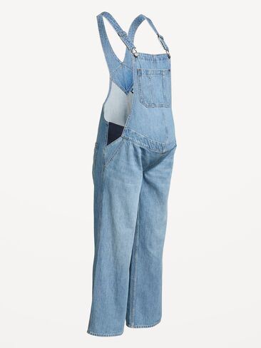 Old Navy Maternity Side-Panel Wide-Leg Jean Overalls - Melvyn in Kuwait
