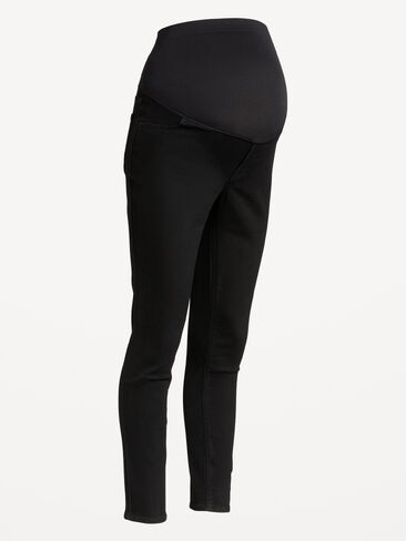 Old Navy Maternity Full-Panel Wow Skinny Jeans - Black Jack in Kuwait