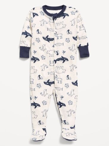 Old Navy 2-Way-Zip Sleep & Play Footed One-Piece for Baby - Artic in Kuwait