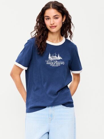 Old Navy EveryWear Crew-Neck T-Shirt - Ahoy Navy in Kuwait