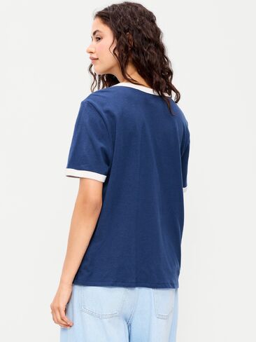 Old Navy EveryWear Crew-Neck T-Shirt - Ahoy Navy in Kuwait