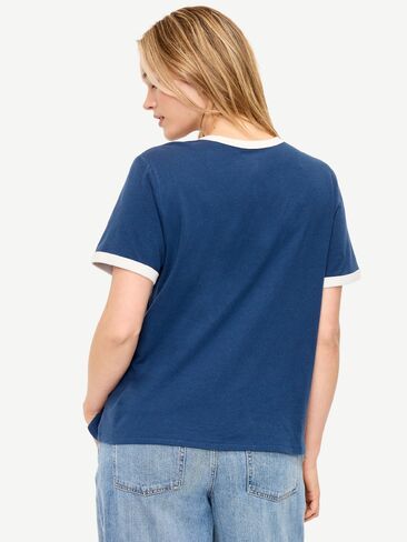 Old Navy EveryWear Crew-Neck T-Shirt - Ahoy Navy in Kuwait