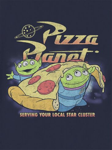 Old Navy Toy Story Pizza Planet Graphic T-shirt for Toddlers - Navy in Kuwait