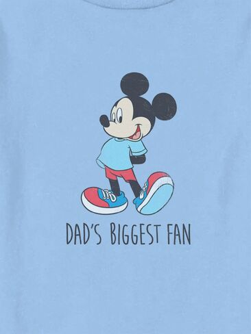 Old Navy Mickey Classic Dads Fan Mickey Graphic T-shirt for Toddlers - Light Blue in Saudi Arabia