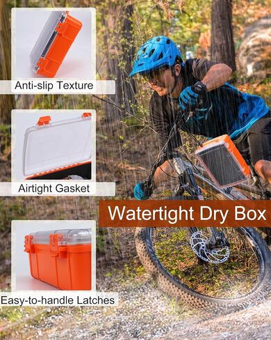 Waterproof Storage Dry Box for Kayaking Waterproof Containers for Boating Travel Waterproof Case Boat Storage Tacklebox Floated Watertight Drybox with Rope in Saudi Arabia