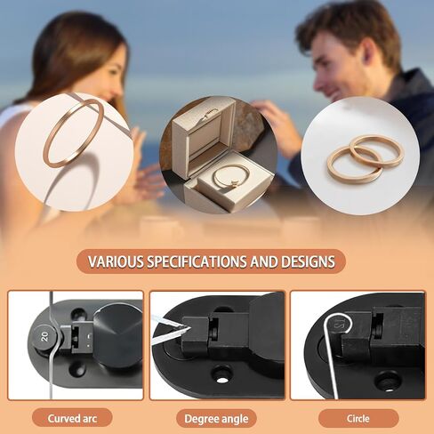 IvySync Spoon Ring Bending Tool Kit,Multi-Functional Ring Bending Machine with Sizer Measuring Tool and Nylon Dies Making Tool,Jewelry Making Measuring Tool Set for Soft Metals in Saudi Arabia