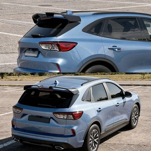 STSEV01 Rear Spoiler Roof Wing Compatible with Ford Escape S/SE/SEL/Titanium 2013-2019, Glossy Black ST-Line Style Tailgate Top Wing Lip Exterior Accessories in Saudi Arabia
