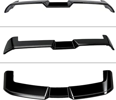 STSEV01 Rear Spoiler Roof Wing Compatible with Ford Escape S/SE/SEL/Titanium 2013-2019, Glossy Black ST-Line Style Tailgate Top Wing Lip Exterior Accessories in Saudi Arabia