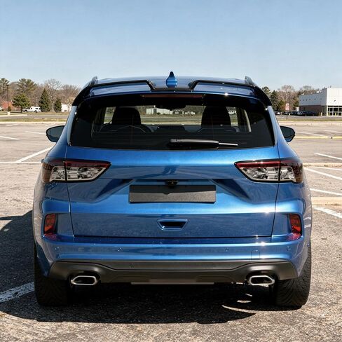 STSEV01 Rear Spoiler Roof Wing Compatible with Ford Escape S/SE/SEL/Titanium 2013-2019, Glossy Black ST-Line Style Tailgate Top Wing Lip Exterior Accessories in Saudi Arabia