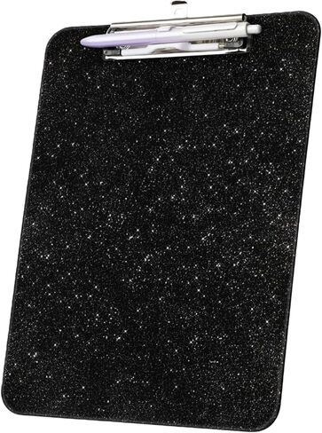 Pink Glitter Clipboard,Cute Nursing Cliapboard Heavy Duty,Clip Boards 8.5x11 with Pen Holder,A4 Letter Size,Hanging Plastic Clipboards for Women Kids Teachers School Office Home Work in Kuwait