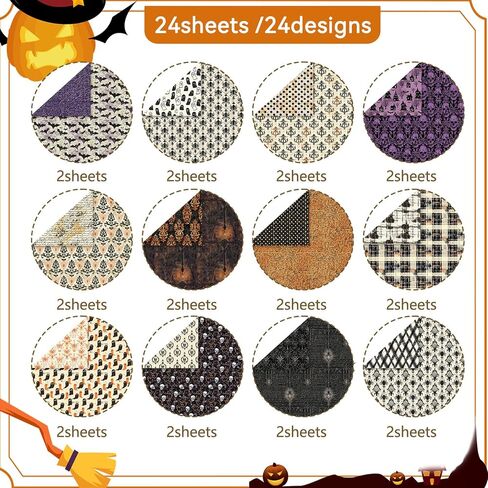 حزمة ورق القصاصات مقاس 12 × 12، 24 ورقة/24 تصميمًا من ورق الحرف اليدوية المزخرف على الوجهين لصنع بطاقات القصاصات DIY ألبوم أوريغامي غير المرغوب فيه (وردي، 12 × 12 بوصة) in Kuwait