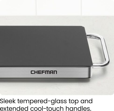 Chefman Roll n’ Go Food Warming Mat, Electric Warming Tray for Buffets, Parties, Holidays, 3 Temperature Settings, Easy-Clean Silicone Mat, Roll Up Food Warmers w/Storage Bag - Grey in Saudi Arabia