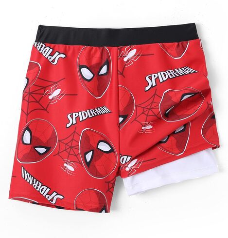 Disney Spiderman Boys Swim Trunks Summer Rash Guard Beach Shorts 2-9 Years | Disney Licensed Swim Shorts, Marvel Cars Mickey Toy Story Swimwear, UPF 50+ Sun Protection, Quick Dry & Breathable Clothes in Saudi Arabia