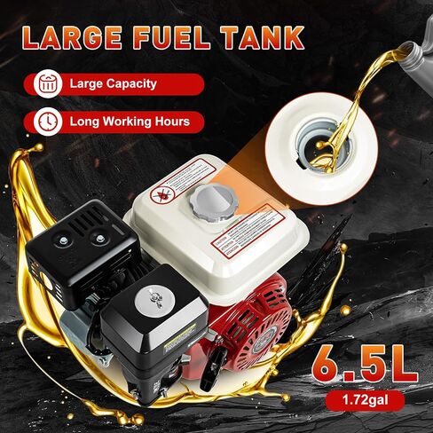 محرك Go Kart رباعي الأشواط، محرك غاز 7.5HP 210CC لمحرك الغاز HondaGX160 OHV مع بداية سحب، محرك بنزين مبرد بالهواء من Go Kart (مخزون أمريكي) in Kuwait